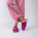 CHAUSSONS EN VELOURS CÔTELES - Violet par BILLYBELT • cocooning, FROID, NEW