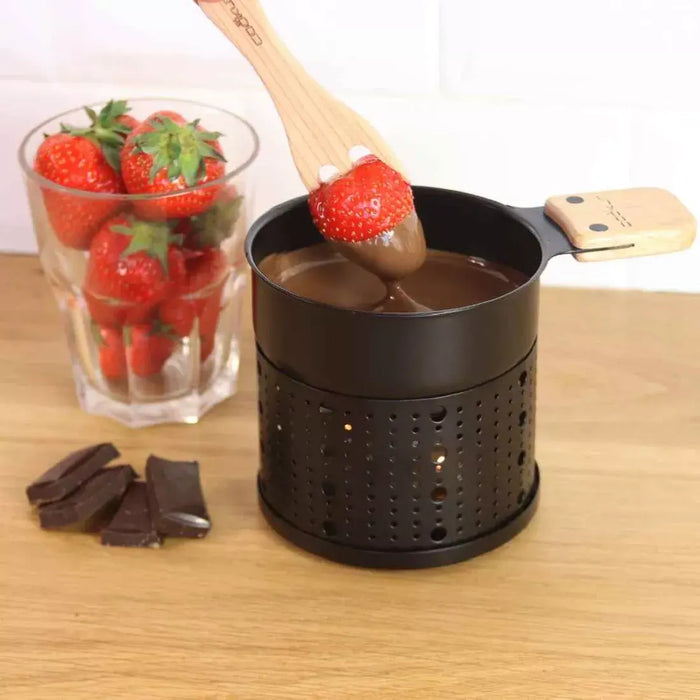 COFFRET FONDUE AU CHOCOLAT À LA BOUGIE par COOKUT • beau, cuisine, invitation, made in france, NEW