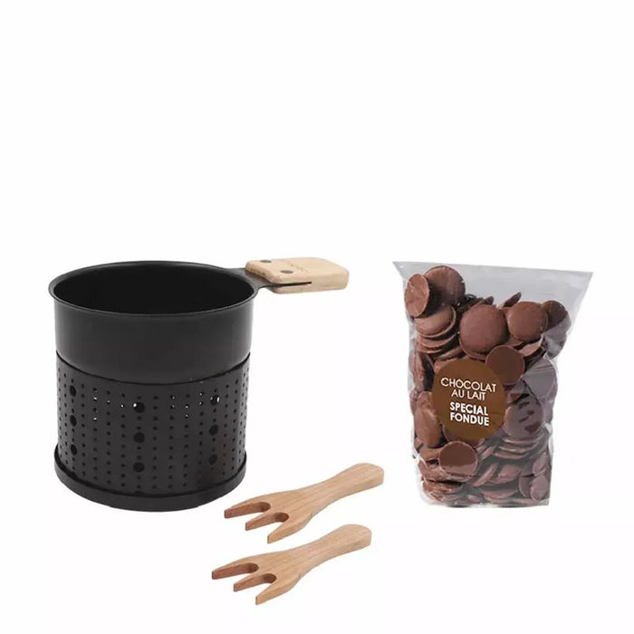 COFFRET FONDUE AU CHOCOLAT À LA BOUGIE par COOKUT • beau, cuisine, invitation, made in france, NEW