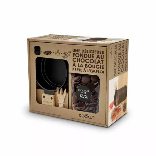COFFRET FONDUE AU CHOCOLAT À LA BOUGIE par COOKUT • beau, cuisine, invitation, made in france, NEW