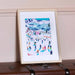 Coffret peinture au numéro - Skiing Among Montains par Katie Smith LA PETITE EPICERIE • beau,