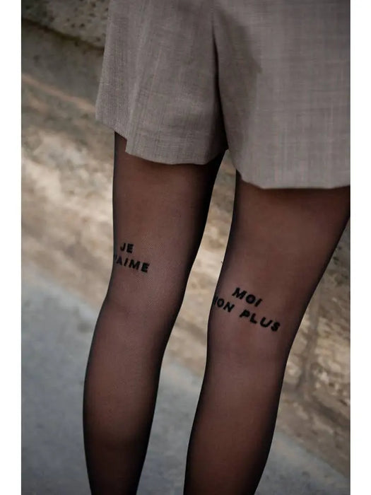 COLLANT - JE T’AIME MOI NON PLUS par BONS BAISERS DE PANAME • BACK TO SCHOOL, beau, design,