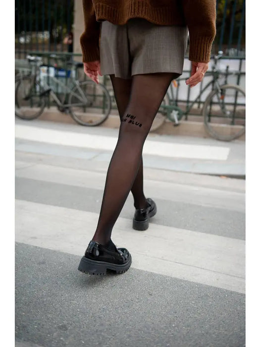 COLLANT - JE T’AIME MOI NON PLUS par BONS BAISERS DE PANAME • BACK TO SCHOOL, beau, design,