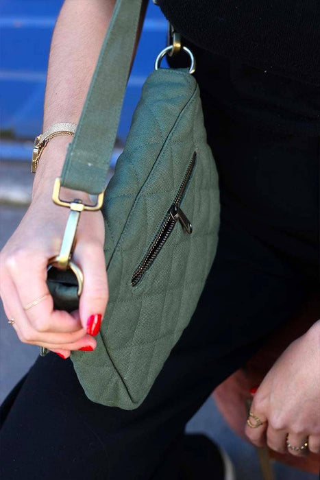 Sac Margault matelassé Olive