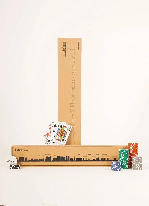 Décor Mural - Skyline LAS VEGAS - Black (50cm) par THE LINE • made in france, NEW, poker, USA