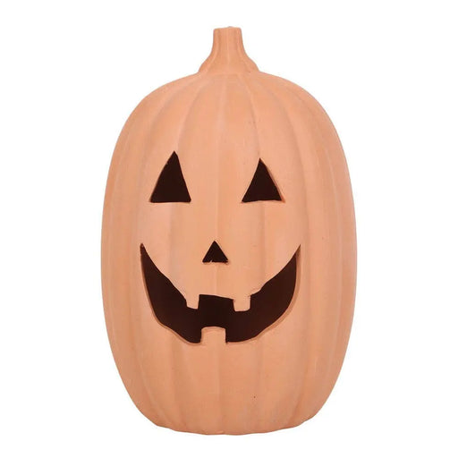 Décoration de citrouille d’Halloween en terre cuite 30 cm par Collection PREMIER ETAGE • automne,