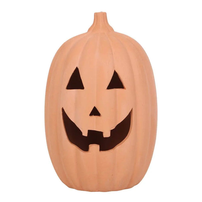 Décoration de citrouille d’Halloween en terre cuite 30 cm par Collection PREMIER ETAGE • automne,