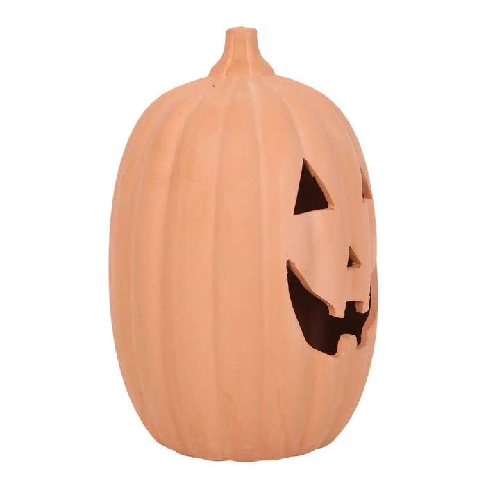 Décoration de citrouille d’Halloween en terre cuite 30 cm par Collection PREMIER ETAGE • automne,