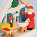 DECORATION DE SAPIN -PERE NOËL /MAISON -6 MOTIFS DIFFERENTS par GRAUPNER HOLZMINIATUREN • 