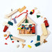 DECORATION DE SAPIN -PERE NOËL /MAISON -6 MOTIFS DIFFERENTS par GRAUPNER HOLZMINIATUREN • 