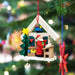DECORATION DE SAPIN -PERE NOËL /MAISON -6 MOTIFS DIFFERENTS par GRAUPNER HOLZMINIATUREN • 
