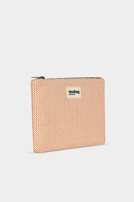 Pochette Ema - Tressage corail