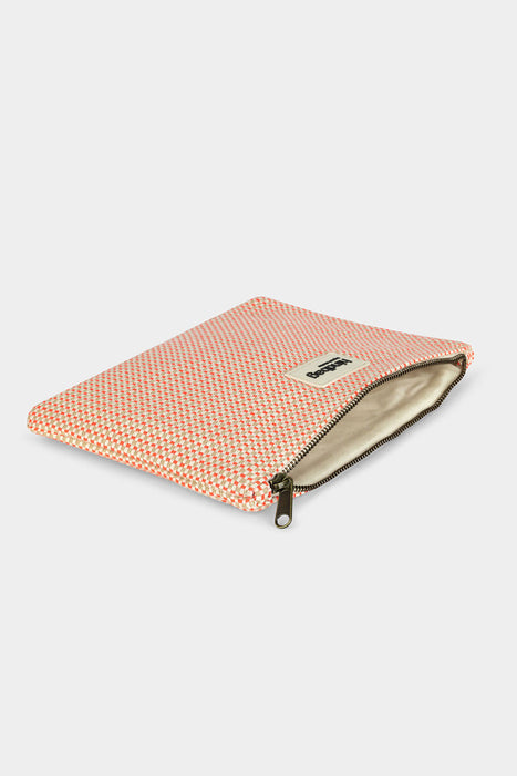 Pochette Ema - Tressage corail
