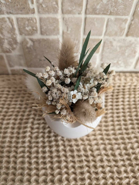 Décoration – coquille d’œuf + fleurs séchées