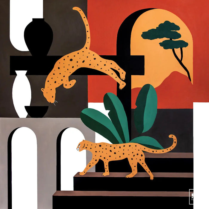 Garden II - Éditions Limitées - @quatuor135135, Abstrait, Animaux,