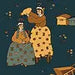 GRAND CARRE EN SOIE - LA CUEILLETTE par KOLORO STUDIO • accessoire, beau, cadeau, embellir, fashion