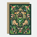 Green Jungle Bday - Carte de vœux - Feuille dorée par ALL THE WAYS TO SAY • anniversaire, jungle,