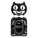 Horloge d’alarme numérique Solar Kit-Cat — noir classique par KIT CAT KLOCK • chat, chaton,