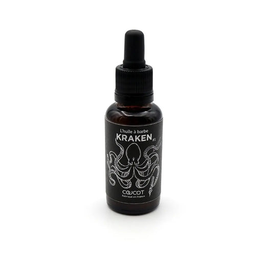 HUILE A BARBE KRAKEN par COUCOT • beauté, beauté pour lui, cosmétique, environnement, fêtedespères
