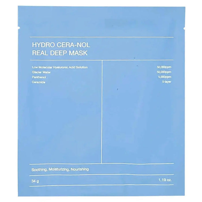Hydro Cera-Nol Real Deep Mask – Masque apaisant et protecteur par BIODANCE • beauté, Masques