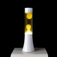 Lava Lampe - jaune