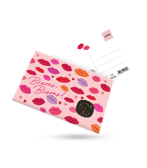 Infusion Carte Postale Bisous! par CURIOSITEAS • Amour, CHRISTMAS, FROID, hiver, infusion