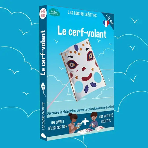 KIT CREATIF - LE CERF VOLANT par L’ATELIER IMAGINAIRE • activité, beau, coloriage, colorier, enfant