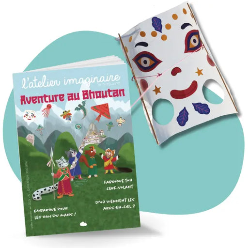 KIT CREATIF - LE CERF VOLANT par L’ATELIER IMAGINAIRE • activité, beau, coloriage, colorier, enfant
