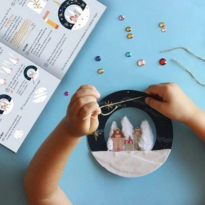 KIT CREATIF LA COURONNE DE NOËL par L’ATELIER IMAGINAIRE • activité, beau, calendrier, coloriage, 