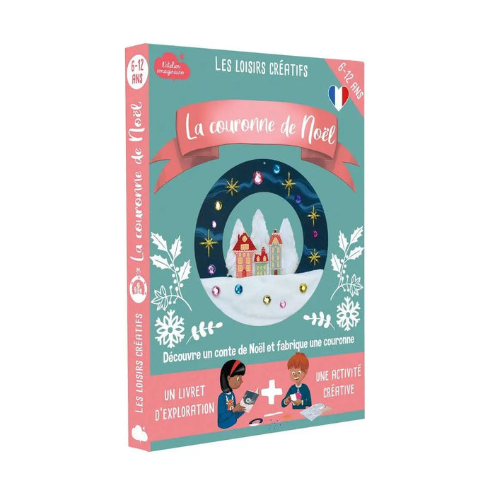KIT CREATIF LA COURONNE DE NOËL par L’ATELIER IMAGINAIRE • activité, beau, calendrier, coloriage, 