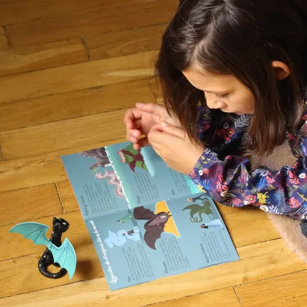 KIT CREATIF - LES DRAGONS par L’ATELIER IMAGINAIRE • activité, beau, coloriage, colorier, enfant