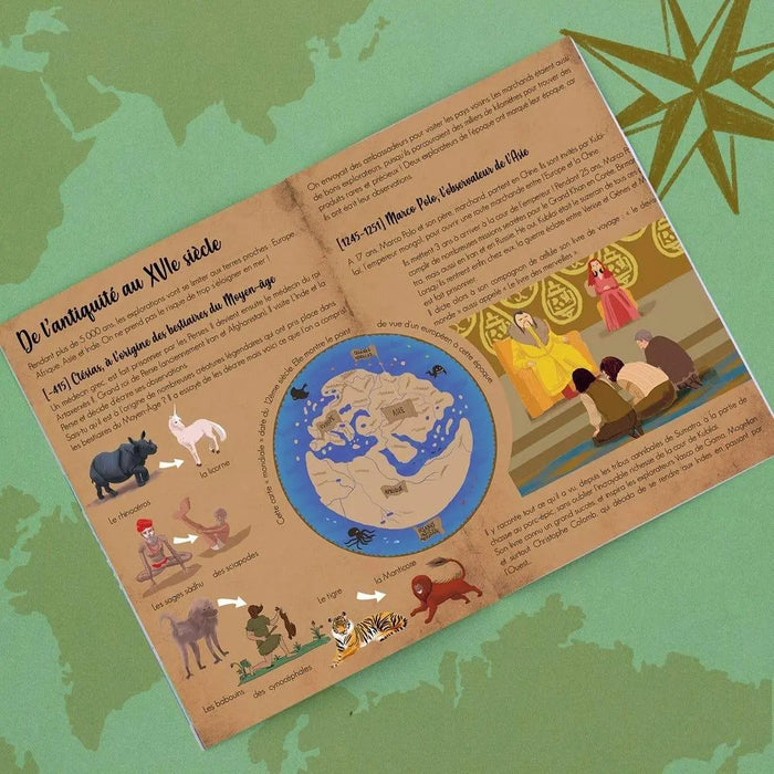 KIT CREATIF LES GRANDS EXPLORATEURS par L’ATELIER IMAGINAIRE • activité, beau, coloriage, colorier, 