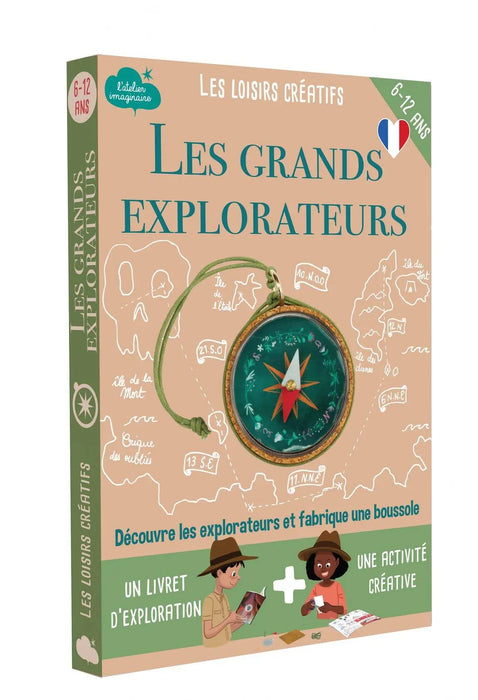 KIT CREATIF LES GRANDS EXPLORATEURS par L’ATELIER IMAGINAIRE • activité, beau, coloriage, colorier, 