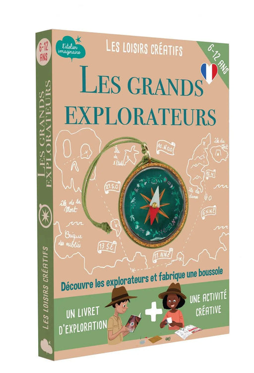 KIT CREATIF LES GRANDS EXPLORATEURS par L’ATELIER IMAGINAIRE • activité, beau, coloriage, colorier, 