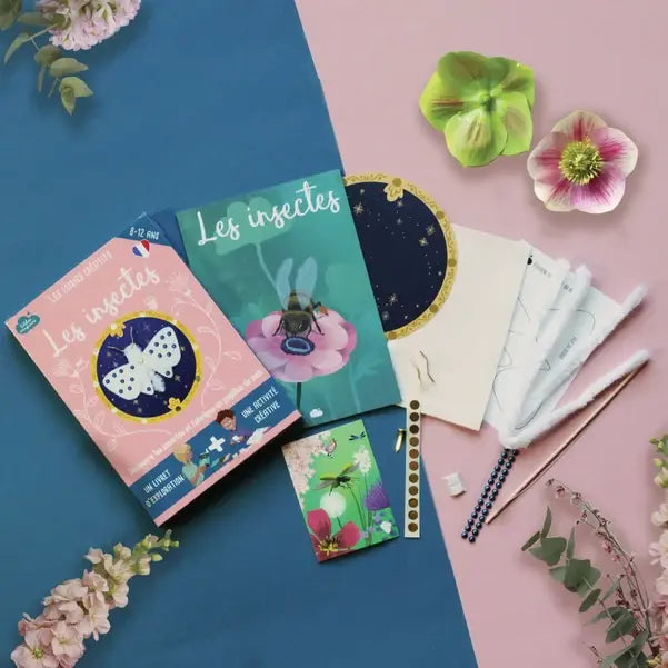 KIT CREATIF - LES INSECTES par L’ATELIER IMAGINAIRE • activité, beau, coloriage, colorier, enfant