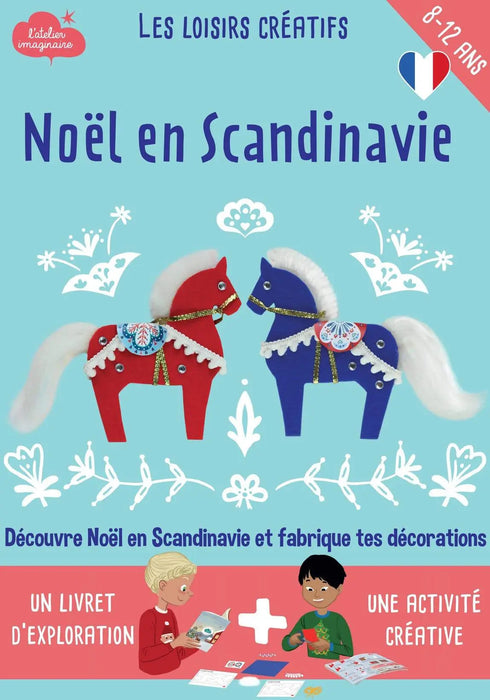 KIT CREATIF NOËL EN SCANDINAVIE par L’ATELIER IMAGINAIRE • activité, beau, calendrier, coloriage, 