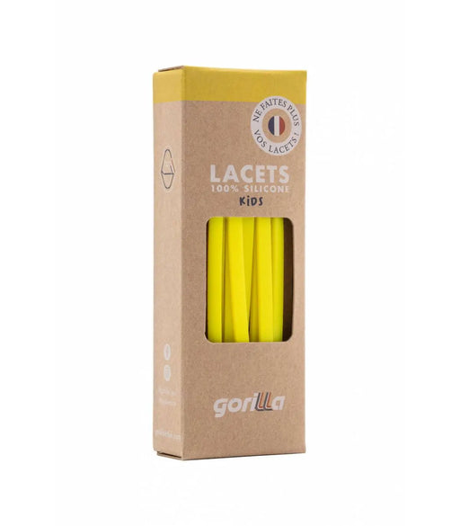 LACET ENFANT 100% SILICONE by Gorilla (plusieurs coloris) par ANNEL • accessoire, beau, cadeau, 