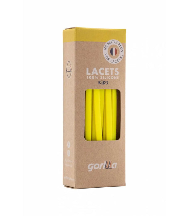 LACET ENFANT 100% SILICONE by Gorilla (plusieurs coloris) par ANNEL • accessoire, beau, cadeau, 