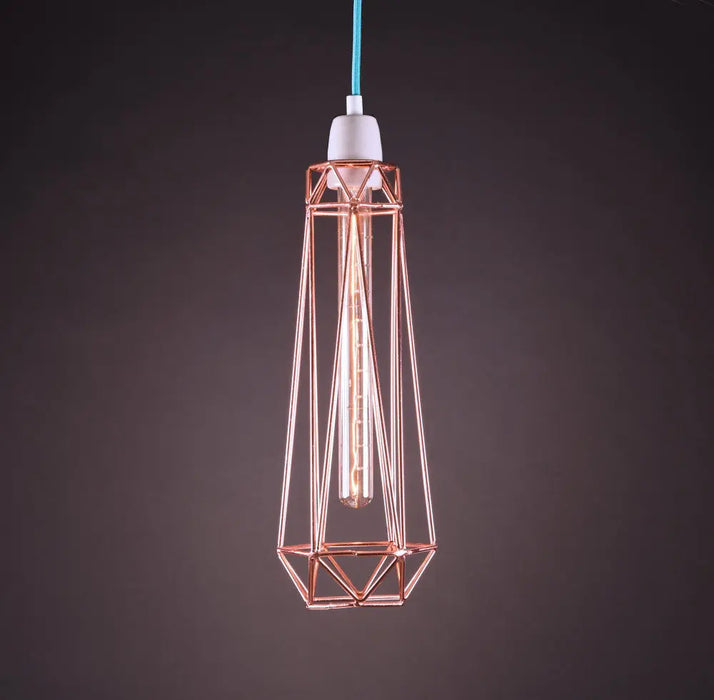 Lampe baladeuse Métal bronze Filaire - DIAMOND #2 par FILAMENTSTYLE • cuivre, déco, déco intérieur, 