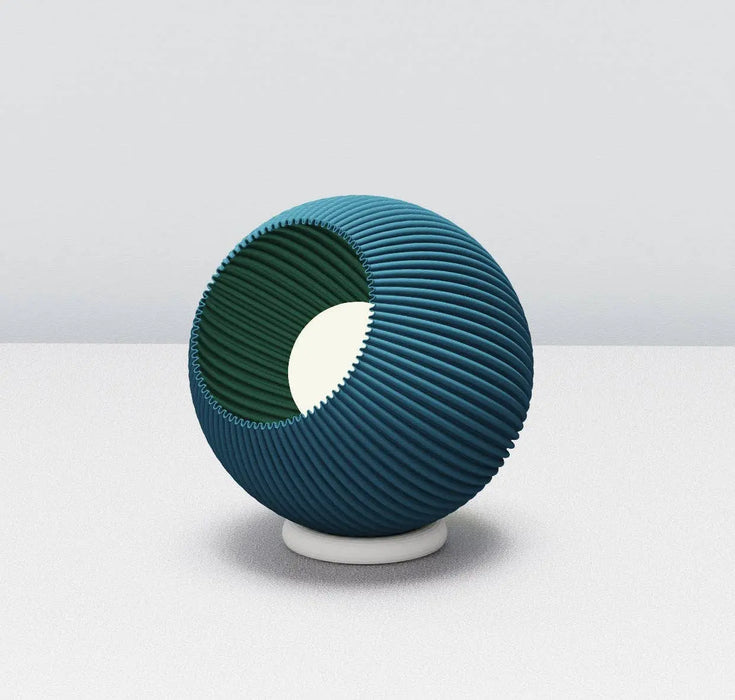 Lampe Spot Bleu Paon par PRZ • made in france, NEW