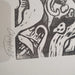 LINOGRAVURE - Opium par CYRILLE MEYER • affiche, ALSACE, fabriqué à la main, handmade, love