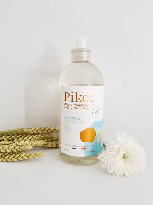 Liquide vaisselle Ecocert - Thé Néroli par Pikoc • environnement, frais, made in france, nature,