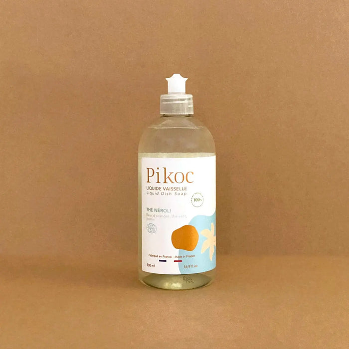 Liquide vaisselle Ecocert - Thé Néroli par Pikoc • environnement, frais, made in france, nature,