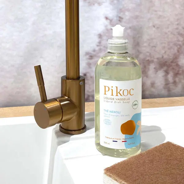 Liquide vaisselle Ecocert - Thé Néroli par Pikoc • environnement, frais, made in france, nature,