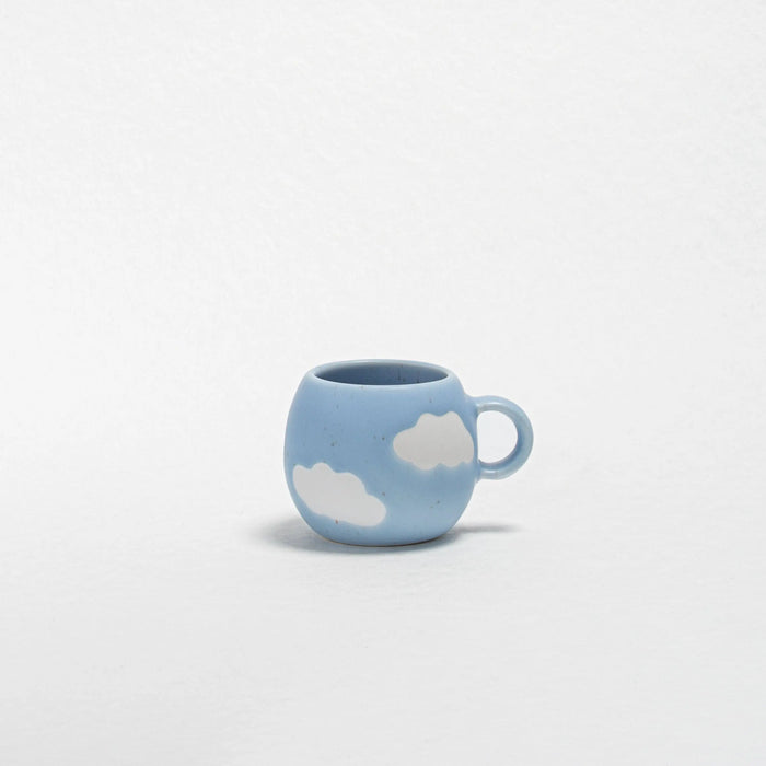 Lot de 2 tasses à expresso Cloud et mini-plateaux par EGG BACK HOME • café, CLOUD, EXPRESSO,