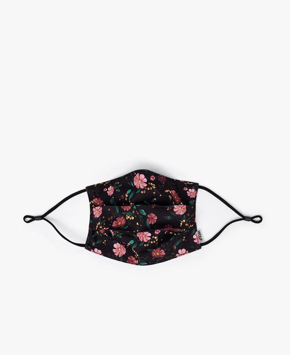 Masque ’BLACK FLOWERS’ - ADULT par WOUF • durable, espagne, made in spain, maquillage, organiser