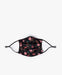 Masque ’BLACK FLOWERS’ - ADULT par WOUF • durable, espagne, made in spain, maquillage, organiser