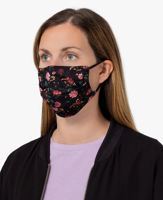 Masque ’BLACK FLOWERS’ - ADULT par WOUF • durable, espagne, made in spain, maquillage, organiser
