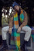 MAXI ECHARPES - VERB TO DO par • accessoires, carreaux, CHRISTMAS, dressing, echarpe