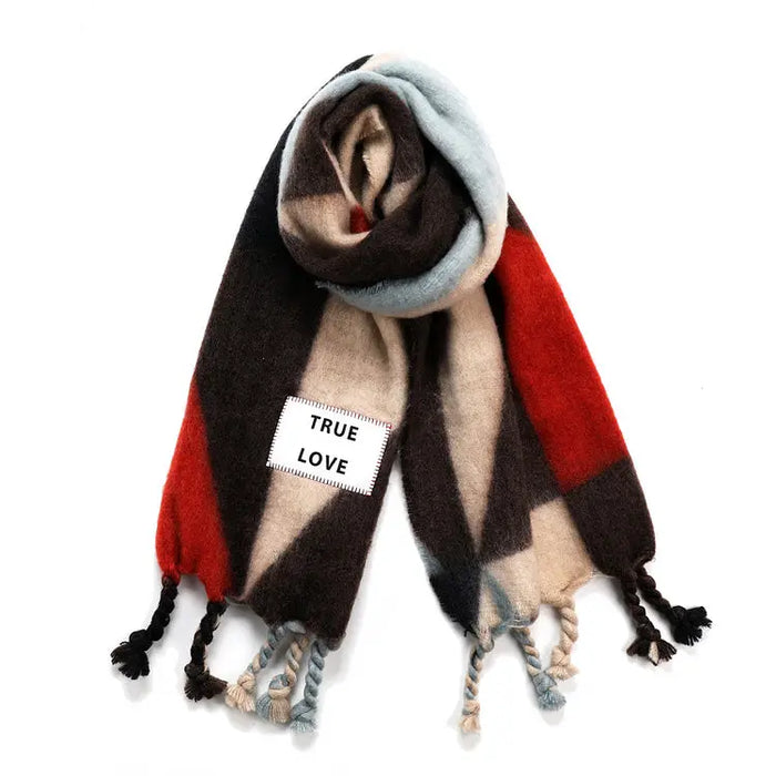 MAXI ECHARPES - VERB TO DO par • accessoires, carreaux, CHRISTMAS, dressing, echarpe